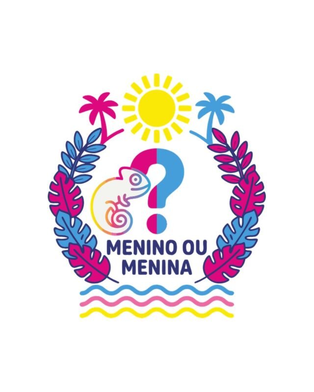 Camiseta Menino ou Menina? Chá Revelação Camaleão Unissex 100% Algodão, foto 4
